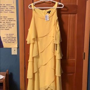 Yellow formal dress